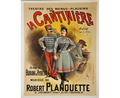   Faria, Cândido Aragonez de. 1849 Laranjeiras, Sergipe (Brasilien) - 1911 Paris.  "La Cantinière. Pièce en 3 Actes". Theater