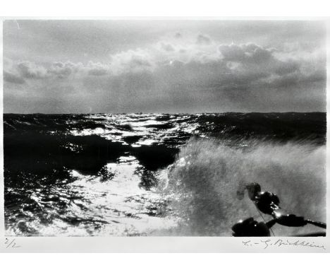   Buchheim, Lothar-Günther, 1918 Weimar - 2007 Starnberg  Fotografie "Bug eines VII C Bootes in schwerer See. Westkurs Mittel