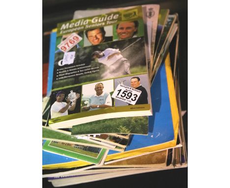 Collection of Ryder Cup official programmes from 1980s/1990s, Open Championship and other events, twenty in total.  P&amp;P G