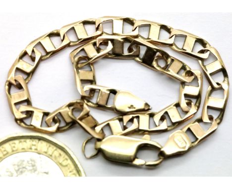 9ct gold bracelet, 6.1g, L: 19.5 cm. P&amp;P Group 1 (£14+VAT for the first lot and £1+VAT for subsequent lots) 