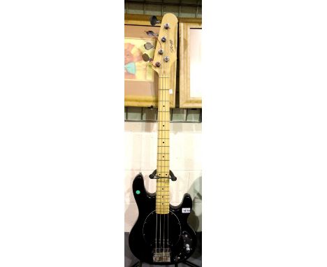 Stagg bass guitar in black. Not available for in-house P&amp;P 