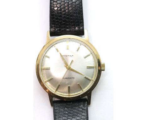 Eterna Garrard gents gold wristwatch. P&P Group 1 (£14+VAT for the first lot and £1+VAT for subsequent lots)Condition Report: