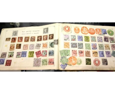 Album of world stamps, Victoria and onwards. P&amp;P Group 1 (£14+VAT for the first lot and £1+VAT for subsequent lots) 