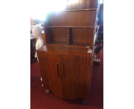 An Art Deco Ercol oak dresser, H.149 W.86 D.47cm 