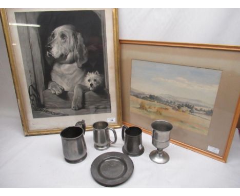 Sie Edwin Landseer "Dignity and Impudence", print, W T Davey sculptor published February 1st 1851 by Thomas McLean 26 Haymark