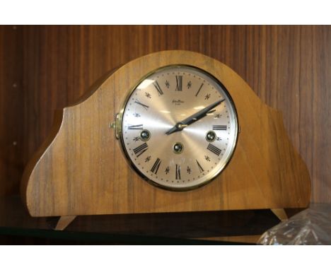 A BENTIMA 8 DAY MANTLE CLOCK