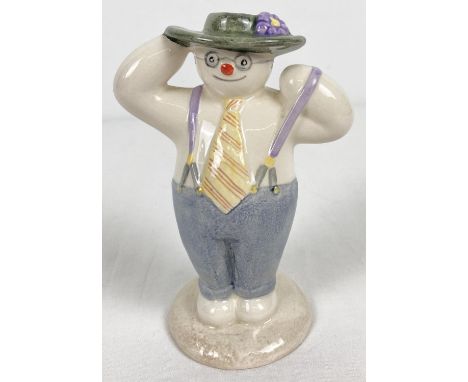 Royal Doulton ceramic figurine "Stylish Snowman" #DS3. From The Snowman Gift Collection, 1985. Approx. 13cm tall. From a priv