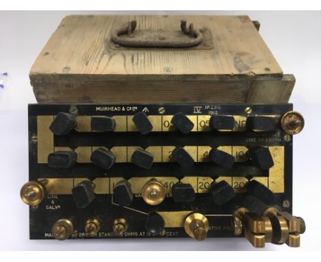 A Muirhead &amp; Co military galvanometer - NO RESERVE