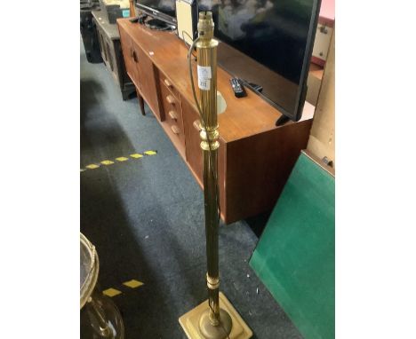 BRASS EFFECT STANDARD LAMP