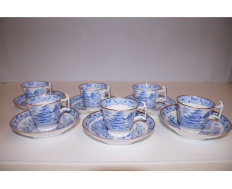 Early Spode part tea service - Good all round condition