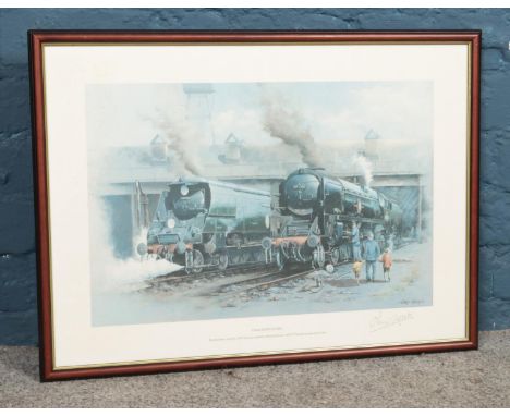 A Chris Woods signed and framed print entitled Once Upon A Time. Approx. dimensions including frame 64.5cm x 48cm.  
