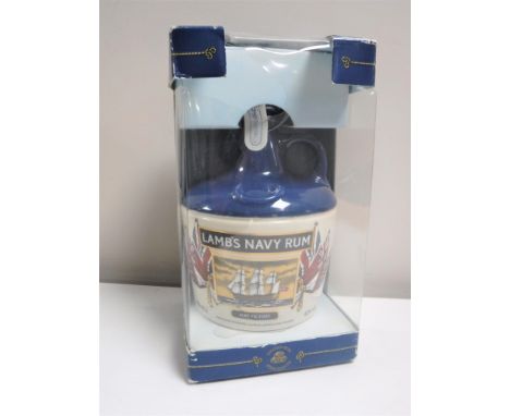 A Lamb's Navy Rum HMS Victory 750ml decanter, sealed in box
