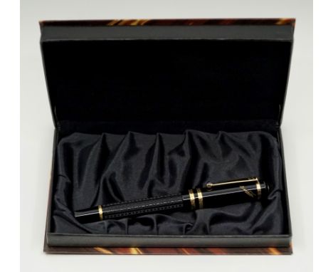 Montblanc Dostoevsky fountain pen, new old stock in original box. This classic Montblanc was part of their Writers Series lin