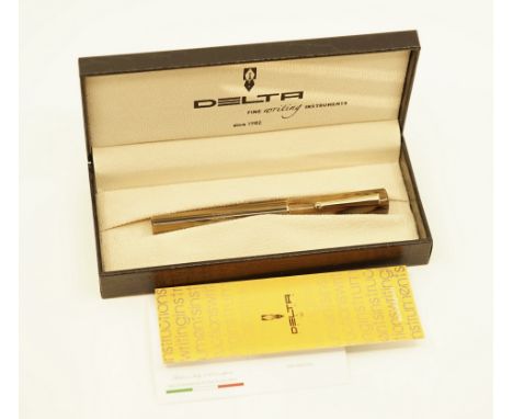 Delta Unica FPH limited edition pen with box and papers. This is a 70th anniversary Fountain Pen Hospital Delta Unica model p
