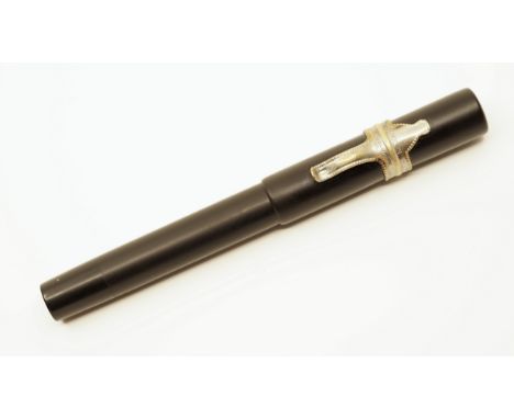 Parker 28 1/2 dropper fill fountain pen. This pen is a large example, one size under the Black Giant. The pen is an 8 size mo