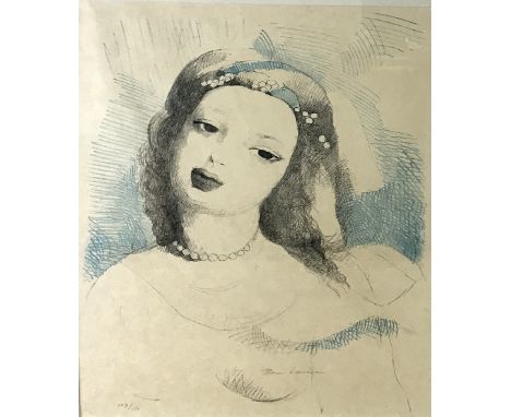 Marie Laurencin (French 1883-1956)/Portrait of a Lady/limited edition 129/150/lithograph, 45cm x 32cm   Condition Report:  AR