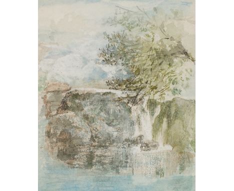 Myles Birket Foster (British 1825-1895)/Page from Sketch Book/watercolour, 10cm x 8.5cm/Provenance: The Little Gallery, Londo