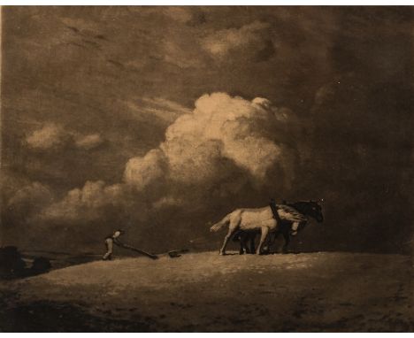 Joseph Kirkpatrick (British 1872-1936)/The Plough Team/signed in pencil/lithograph, 20cm x 25cm