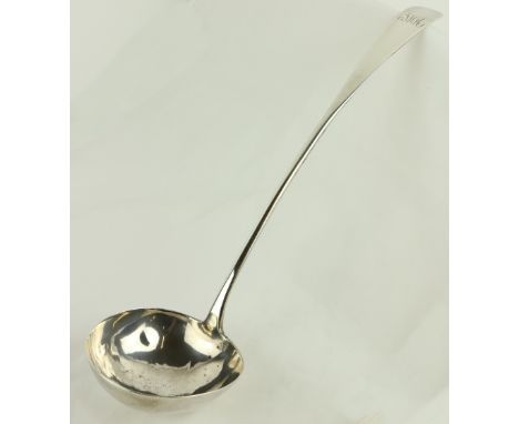 A George III Scottish Soup Ladle, by Alex Gardiner Edinburgh, c. 1795, 180gr. (1) 
