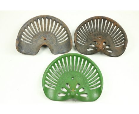 Tractor / Machine Seats:&nbsp;"Wm. Doyle &amp; Co. Ltd.," unpainted (rusting); "Walter A. Wood - Woodstock Falls, N.Y., U.S.A