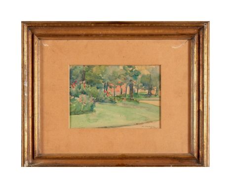 Portuguese school, 20th centuryLandscapeWatercolor on paperSigned ""M. Rodrigues 1936""(unidentified signature)13x19 cm