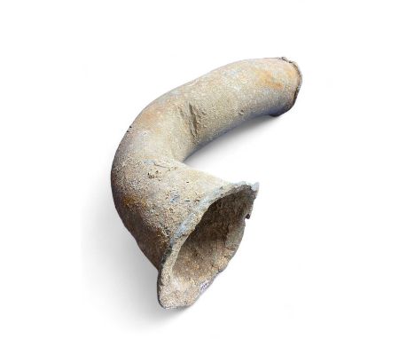 SS Aurania’ lost of the Isle of Mull, 1918  A section of lead bilge pipe found in the wreck of the ‘SS Aurania’ ‘L’ shaped, a