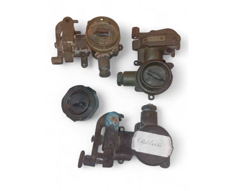 Karlsrune, Light Cruiser, Scapa Flow Shipwreck Switch Gauges from The Shell Room Together with a modern Stanley London brass 