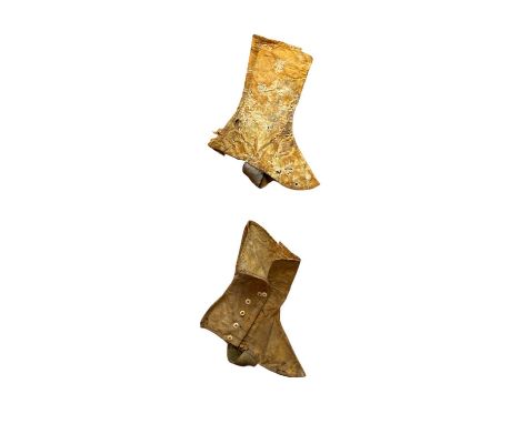 The General Abbatuci - 1869 Military Gaiters   A pair of canvas, button-up military gaiters. Length 29cm.The General Abbatuci