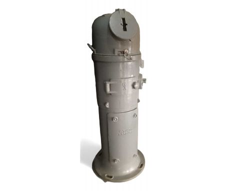A German WWII ship's aluminium binnacle compass by C Plath Hamburg. Thought to have been removed from a German World War Two 