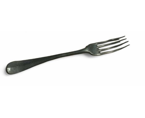 A Dutch, Johannes Schuyl, Amsterdam 18th Century Silver Fork A 49 gram four- pronged, bearing maker's stamps, possible initia