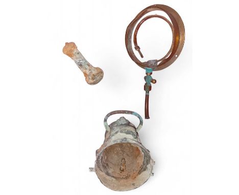 SS. Salsette, 1917 & SS Highland Brigade, 1918 Compass Housing and an Early Bakelite Telephone Receiver Compass housing with 