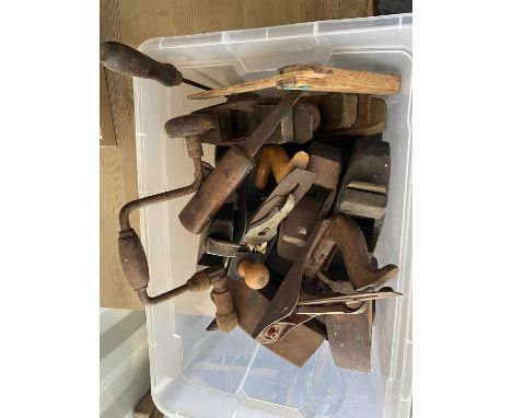 Charlestown Heritage Collection Tools, mostly wooden planes.