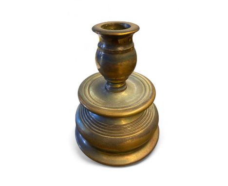 The Mary Rose, wrecked 1546 A replica brass candlestick  Made by the Mary Rose Trust11 x 7cm