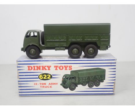 A boxed Dinky Toys No.622 10-ton Army Truck (missing the driver) 