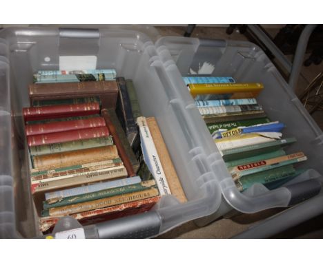 A box containing miscellaneous Suffolk and East Anglian books; and another box of vintage books 