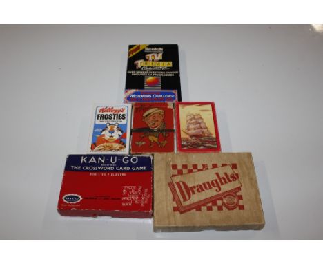 Various packs of vintage and collectable playing cards 