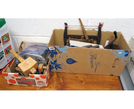 Collection of old tools to include a jigsaw