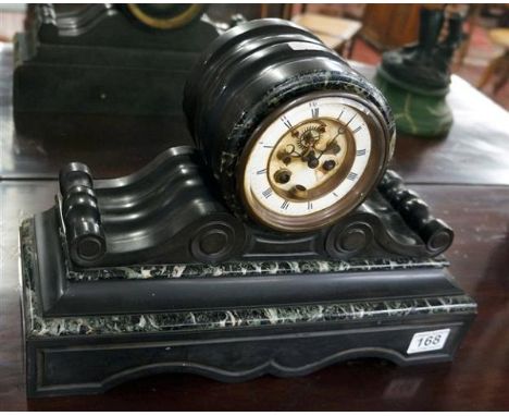 Marble mantle clock