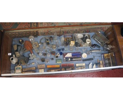 Large collection of dentistry tools and equipment