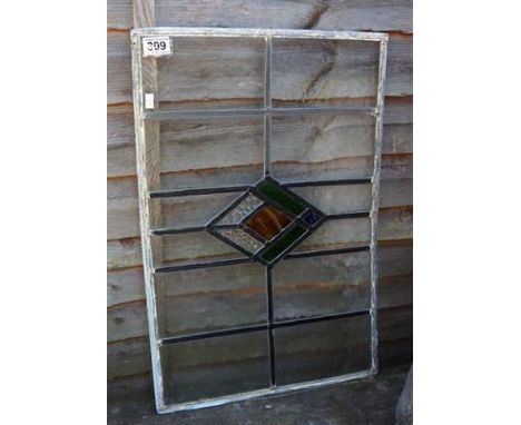 Stained glass panel