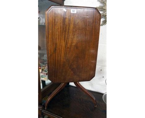 Victorian mahogany tripod table