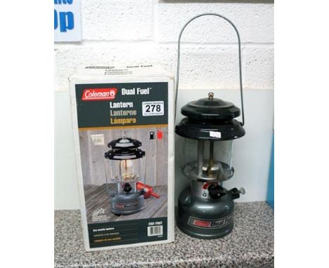 Hurricane lamp, dual fuel (as new)