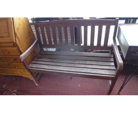 A garden bench 