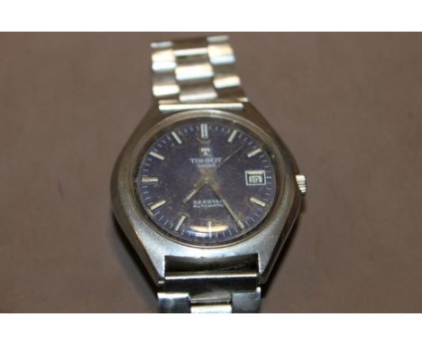 A VINTAGE TISSOT SEASTAR AUTOMATIC WRISTWATCH 
