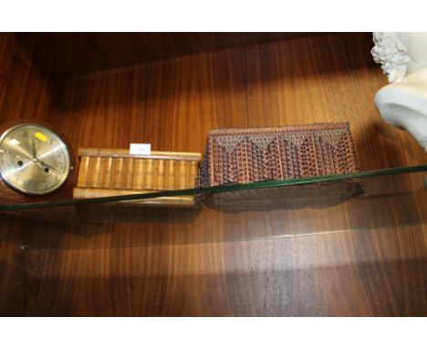 TWO TREEN TRINKET BOXES TO INCLUDE A BLACK FOREST STYLE EXAMPLE 