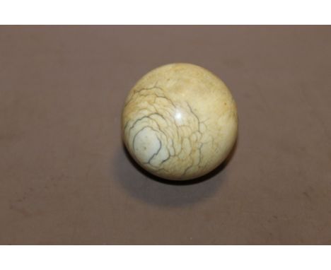 A VINTAGE SNOOKER BALL
