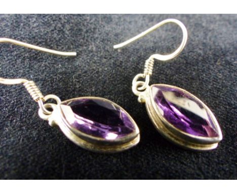 Sterling silver Amethyst earrings