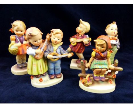 Five Hummel / Goebel figurines, one A/F