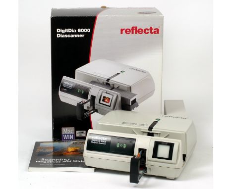 Reflecta DigitDia 6000 35mm Slide Scanner. Mac/PC USB 2 interface. Will AUTOMATICALLY scan up to 100 slides, with full manual