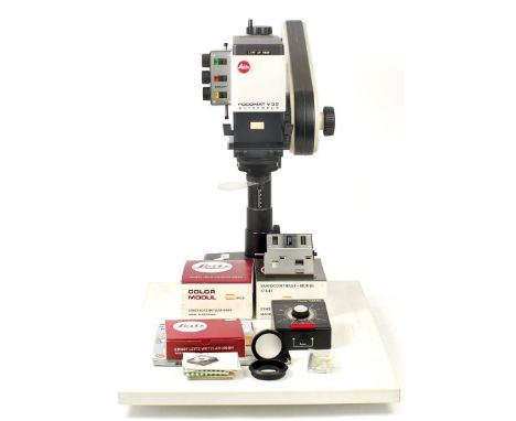 Leitz Focomat V35 Autofocus Enlarger. With various accessories including Colour and Multigrade modules, Leitz Focotar 40mm f2